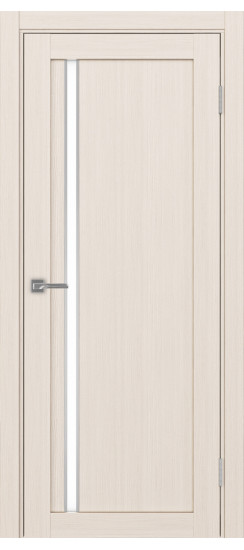 Межкомнатная дверь Турин_527АПС.121 молдинг алюм.хром.35  Ясень перламутровый