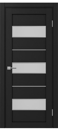 Межкомнатная дверь Турин_526АПС.122 молдинг алюм.хром.40  Антрацит