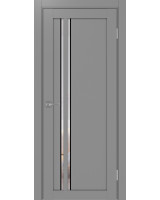 Турин_525АПС.121 молдинг алюм.чёрн. ЭКО-шпон Серый