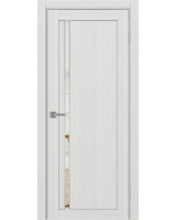 Турин_527АПС.121 молдинг алюм.хром ЭКО-шпон Ясень серебристый