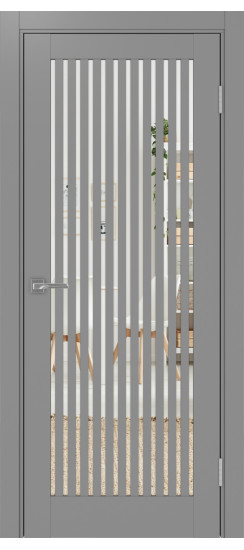 Межкомнатная дверь Турин_543.2.60  Серый