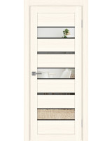 Турин_526АППmax.122 молдинг алюм.чёрн. ЭКО-шпон Ясень светлый