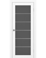 Турин_501АСС.2 молдинг алюм.хром ЭКО-шпон Белый снежный