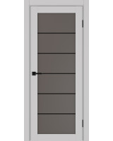 Турин_501АСС.2 молдинг алюм.чёрн. ЭКО-шпон Пепельный