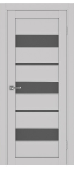 Межкомнатная дверь Турин_526АПС.122 молдинг алюм.хром.40  Пепельный