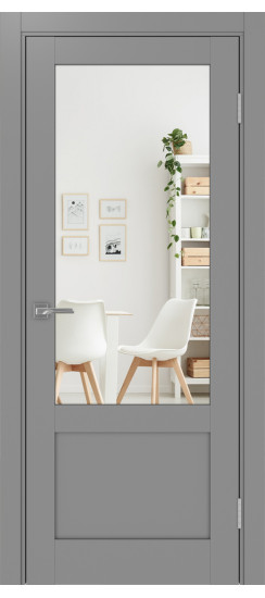 Межкомнатная дверь Турин_540ПФ.21.35  Серый
