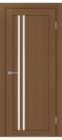 Межкомнатная дверь Турин_525АПС.121 молдинг алюм.хром.60  Орех NL
