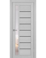 Турин_554АПП.21 молдинг алюм.чёрн. ЭКО-шпон Дуб серый FL