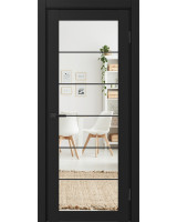 Турин_501АСС.2 молдинг алюм.чёрн. ЭКО-шпон Антрацит