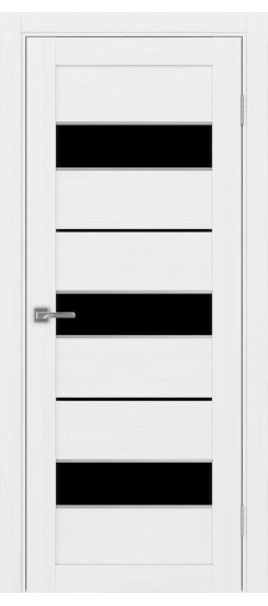 Межкомнатная дверь Турин_526АПП.122 молдинг алюм.хром.40  Белый лёд