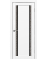 Турин_522АПС.212 молдинг алюм.чёрн. ЭКО-шпон Белый снежный