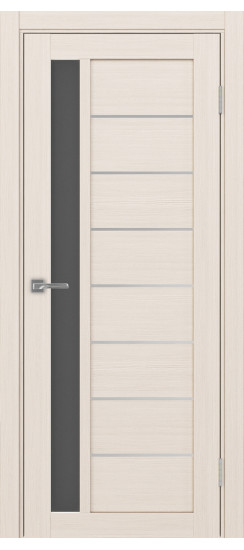 Межкомнатная дверь Турин_554АПП.21 молдинг алюм.хром.60  Ясень перламутровый