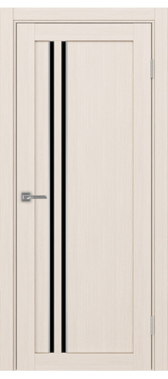 Межкомнатная дверь Турин_525АПС.121 молдинг алюм.хром.60  Ясень перламутровый