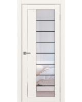 Турин_524АСС.22 молдинг алюм.чёрн. ЭКО-шпон Бежевый