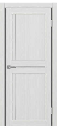 Межкомнатная дверь Турин_523АПП.111 молдинг алюм.хром.60  Ясень серебристый