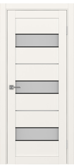 Межкомнатная дверь Турин_526АПС.122 молдинг алюм.чёрн.40  Бежевый