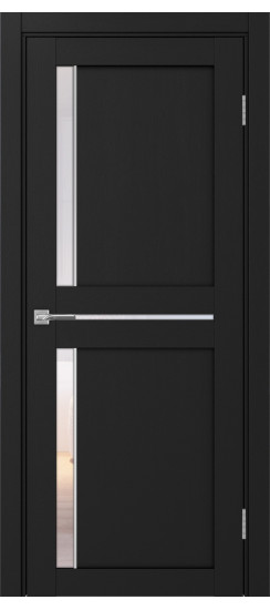 Межкомнатная дверь Турин_523АПС.221 молдинг алюм.хром.60  Антрацит