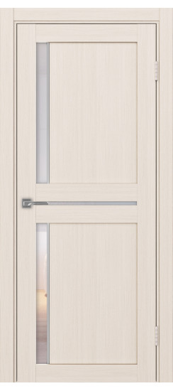 Межкомнатная дверь Турин_523АПС.221 молдинг алюм.хром.60  Ясень перламутровый
