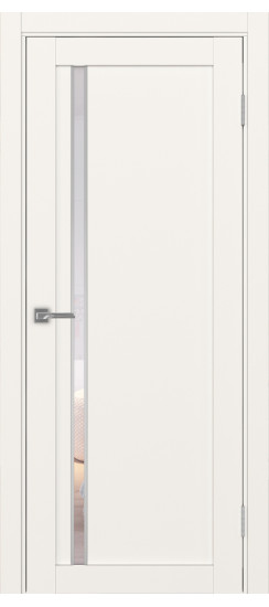 Межкомнатная дверь Турин_527АПС.121 молдинг алюм.хром.35  Бежевый