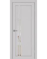 Турин_525АПС.121 молдинг алюм.хром ЭКО-шпон Пепельный