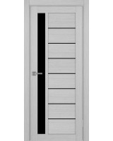 Турин_554АПП.21 молдинг алюм.чёрн. ЭКО-шпон Дуб серый FL