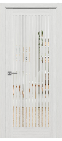 Межкомнатная дверь Турин_543.2.60  Ясень серебристый
