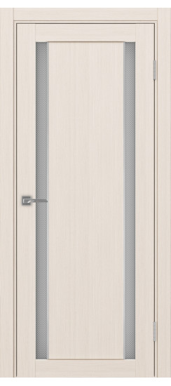 Межкомнатная дверь Турин_522АПС.212 молдинг алюм.хром.60  Ясень перламутровый