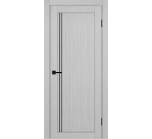 Турин_566АПП.111 молдинг алюм.чёрн. ЭКО-шпон Дуб серый FL