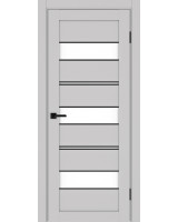 Турин_526АППmax.122 молдинг алюм.чёрн. ЭКО-шпон Пепельный