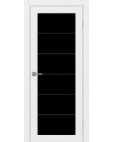 Турин_501АСС.2 молдинг алюм.чёрн. ЭКО-шпон Белый лёд