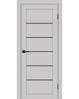 Турин_501AПП.1 молдинг алюм.чёрн. ЭКО-шпон Пепельный