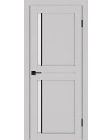 Турин_523АПС.221 молдинг алюм.чёрн. ЭКО-шпон Пепельный