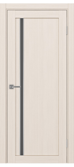 Межкомнатная дверь Турин_527АПС.121 молдинг алюм.хром.35  Ясень перламутровый