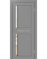 Турин_523АПП.221 молдинг алюм.чёрн. ЭКО-шпон Серый