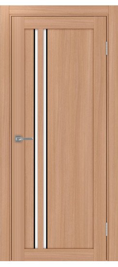 Межкомнатная дверь Турин_525АПС.121 молдинг алюм.чёрн.60  Ясень тёмный