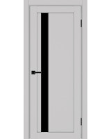 Турин_528AПП.121 молдинг алюм.чёрн. ЭКО-шпон Пепельный