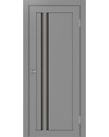 Турин_525АПС.121 молдинг алюм.чёрн. ЭКО-шпон Серый