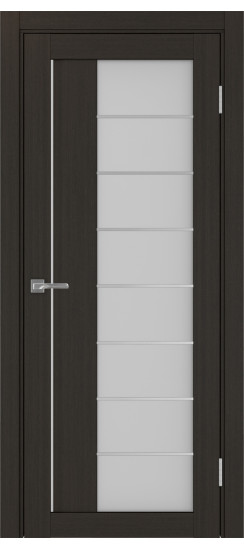 Межкомнатная дверь Турин_524АСС.22 молдинг алюм.хром.60  Венге FL