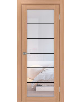 Турин_501АСС.2 молдинг алюм.чёрн. ЭКО-шпон Ясень тёмный