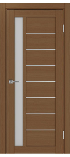 Межкомнатная дверь Турин_554АПП.21 молдинг алюм.хром.60  Орех NL