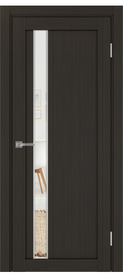 Межкомнатная дверь Турин_528AПП.121 молдинг алюм.хром.60  Венге FL