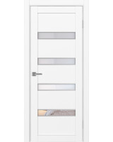 Турин_505AПC.12 молдинг алюм.хром ЭКО-шпон Белый снежный