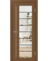 Турин_524АСС.22 молдинг алюм.чёрн. ЭКО-шпон Орех NL