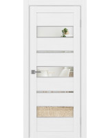 Турин_526АППmax.122 молдинг алюм.хром ЭКО-шпон Белый лёд