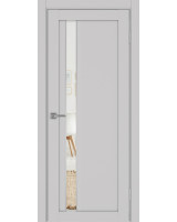 Турин_528AПП.121 молдинг алюм.хром ЭКО-шпон Пепельный