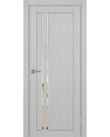 Турин_525АПС.121 молдинг алюм.хром ЭКО-шпон Дуб серый FL