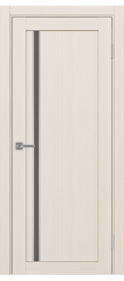 Межкомнатная дверь Турин_527АПС.121 молдинг алюм.хром.35  Ясень перламутровый