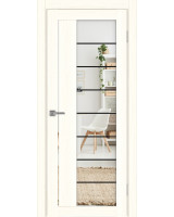 Турин_524АСС.22 молдинг алюм.чёрн. ЭКО-шпон Ясень светлый