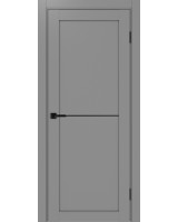 Турин_502АПП.11 молдинг алюм.чёрн. ЭКО-шпон Серый