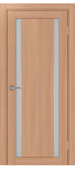 Межкомнатная дверь Турин_522АПС.212 молдинг алюм.хром.60  Ясень тёмный